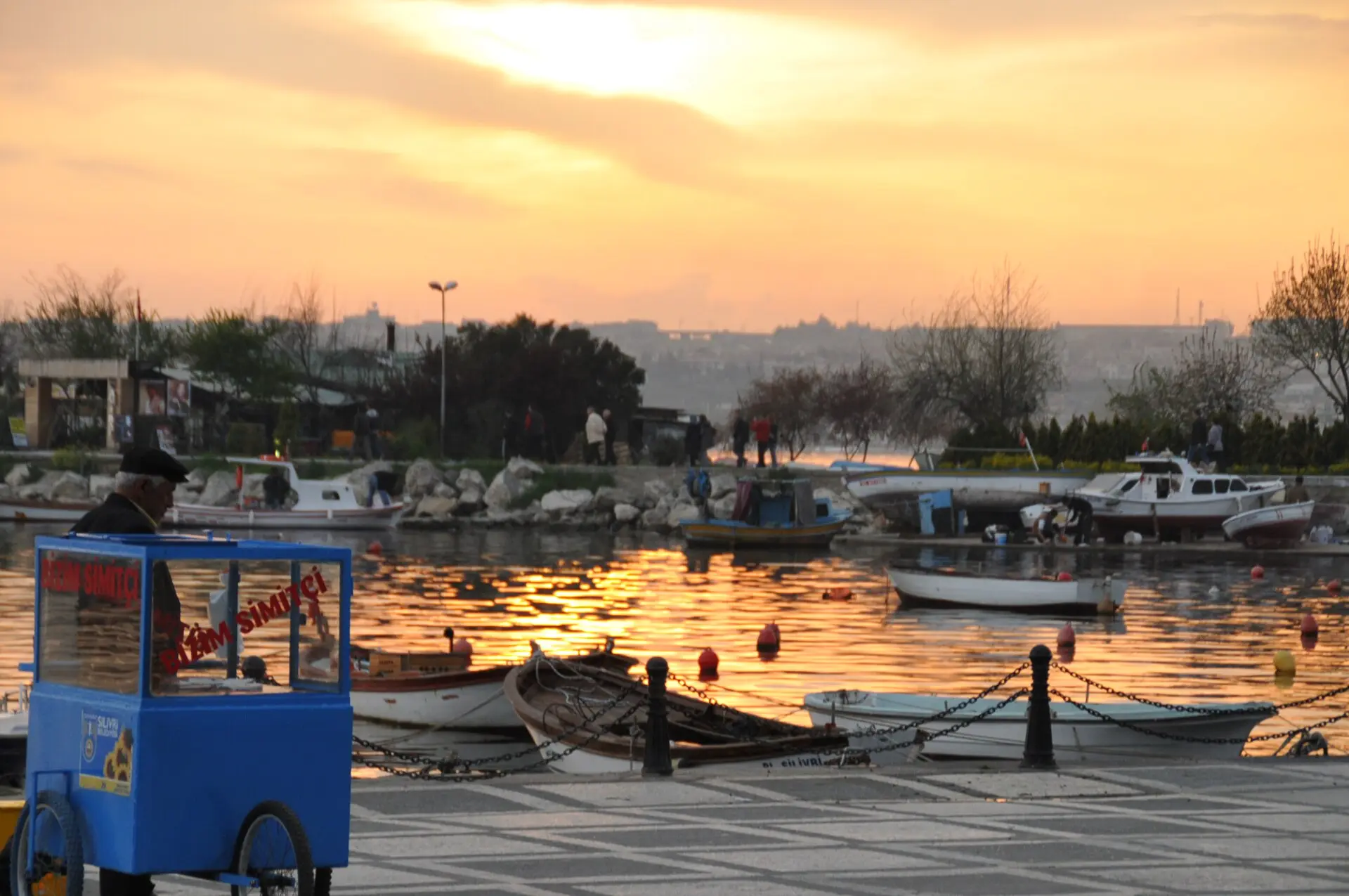 Silivri sahil şeridi ve Marmara Denizi